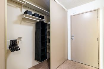 Ample closet space